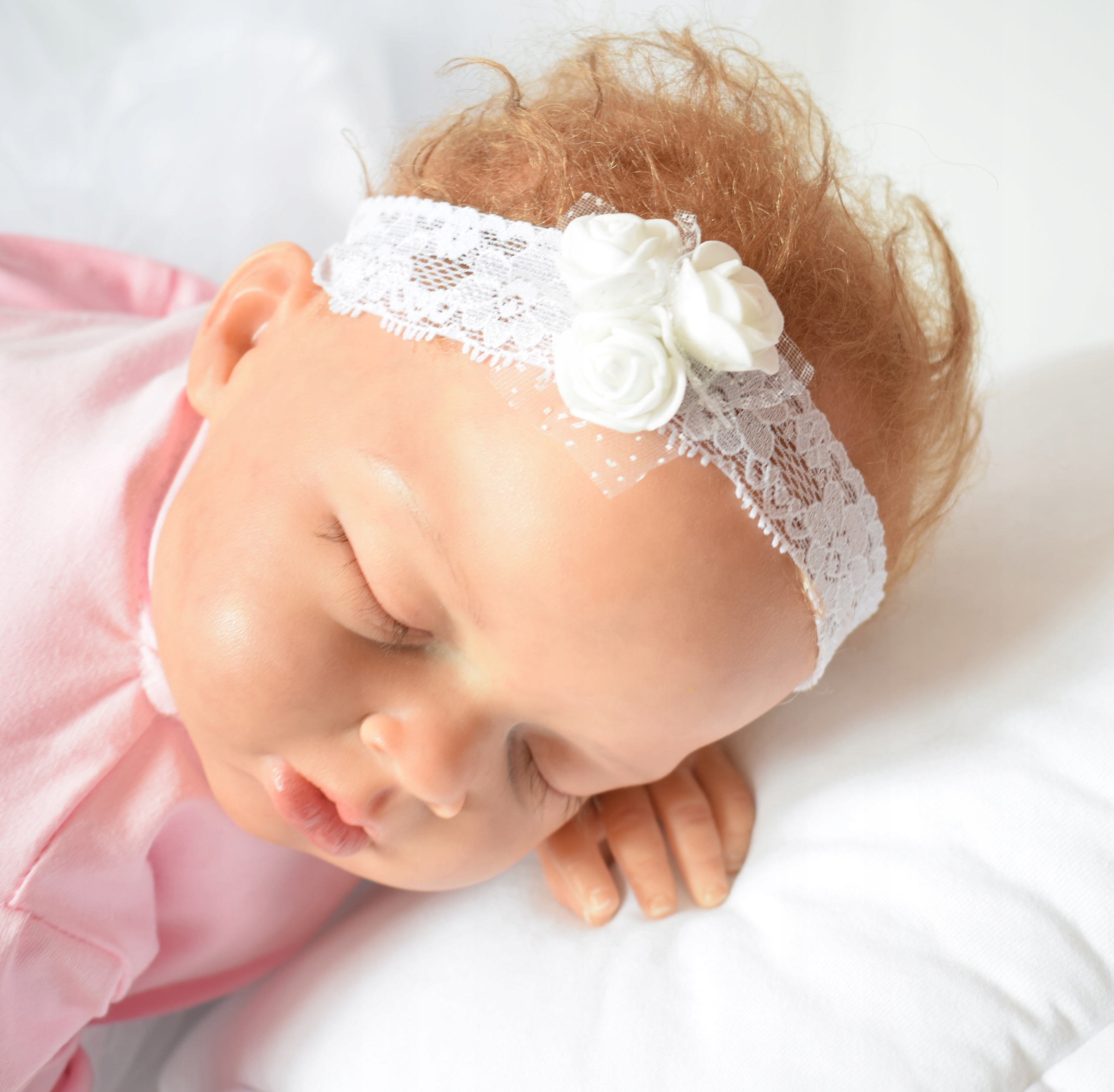OPASKA KORONKOWA MIĘCIUTKA BIAŁA Chrzest Rozmiar 56-86 cm