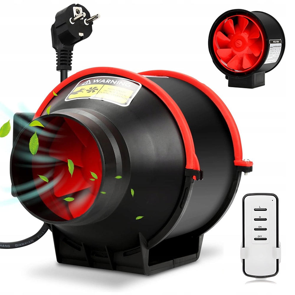 Ventilační Ventilátor 2 Úrovně Rychlosti Koupelna Kuchyně Sklep