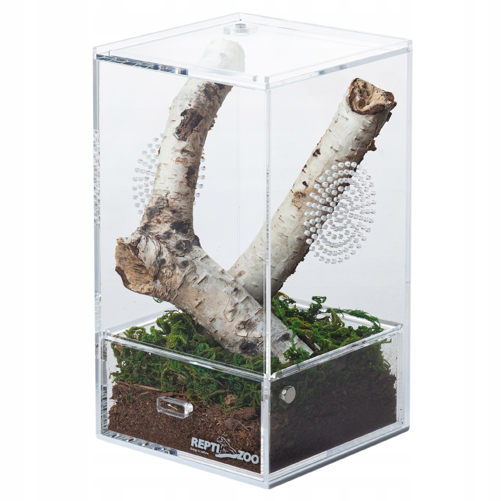 Levně Akrylové Terárium Pro Chov Tyčinek Modlíšek Tyčinek 10x10x20