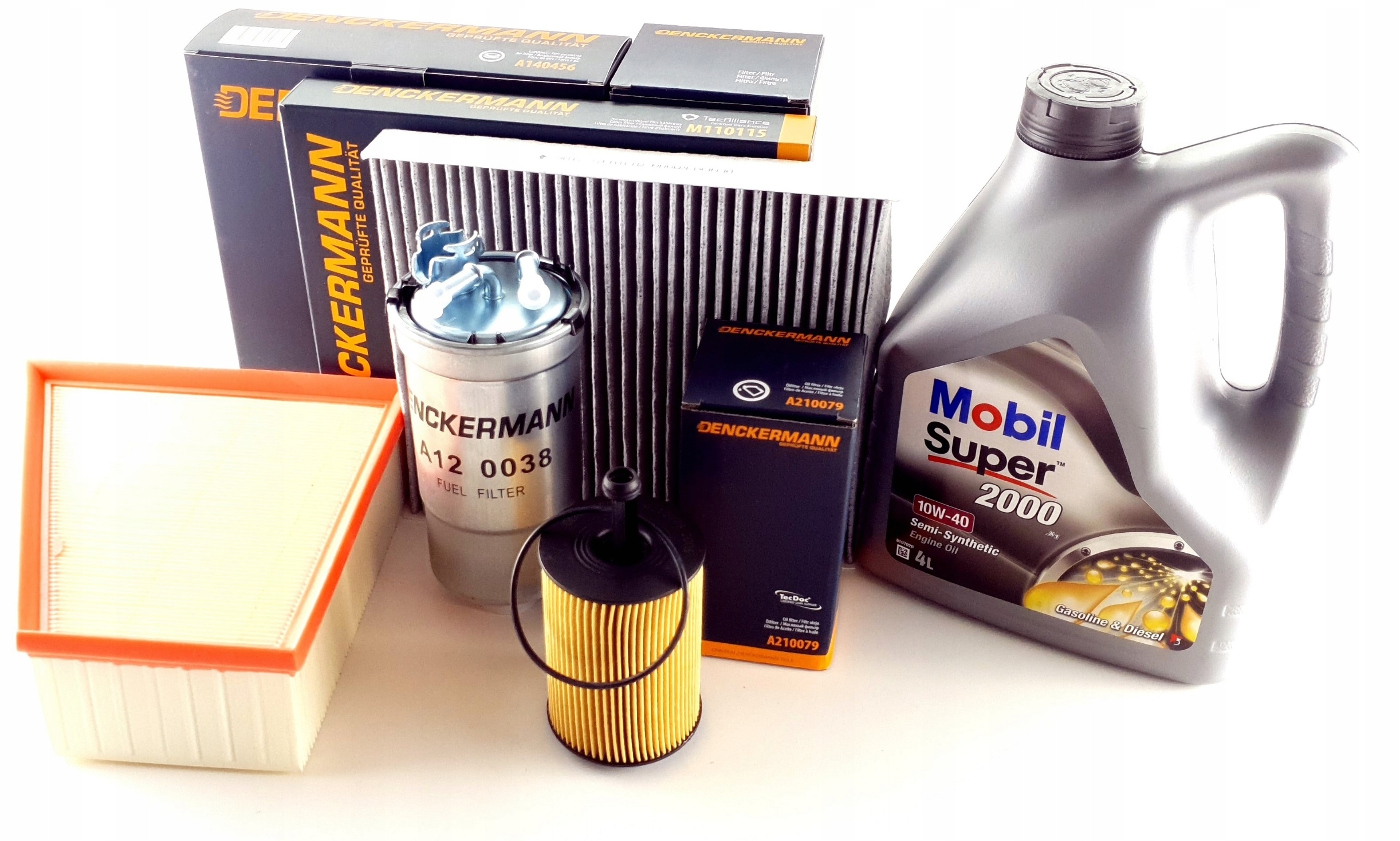 ФИЛЬТРЫ + МАСЛО 10W40 FABIA 1.4 TDI 75KM POLO 1.4 TDI