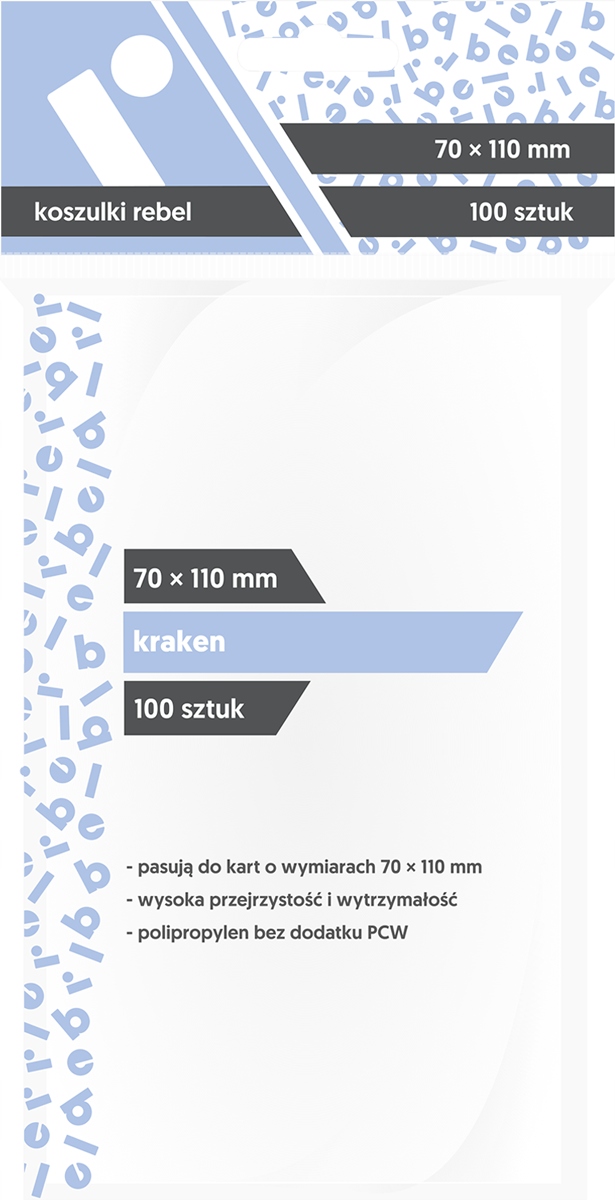 

Rebel Koszulki Kraken 70x110 mm 100 sztuk