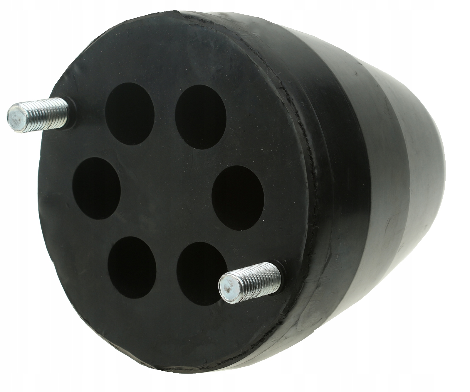 ODBÓJ ODBOJNIK GUMOWY ZDERZAK DOJAZDOWY RESOR PRZYCZEPY 155 mm ŚRUBY M12