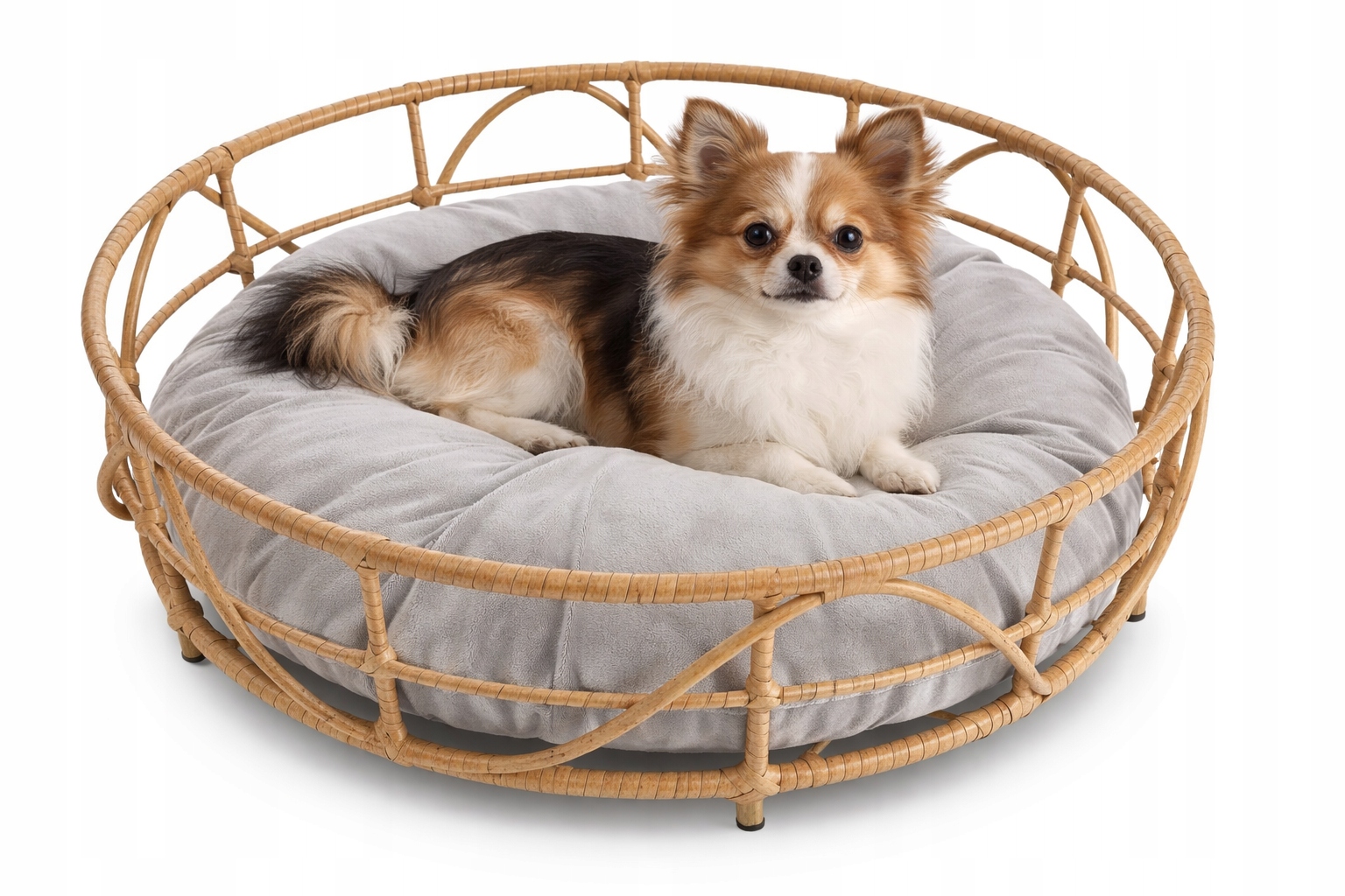 Potah pelíšek s košíkem pro zvířata psa nebo kočku s velurovým polštářem