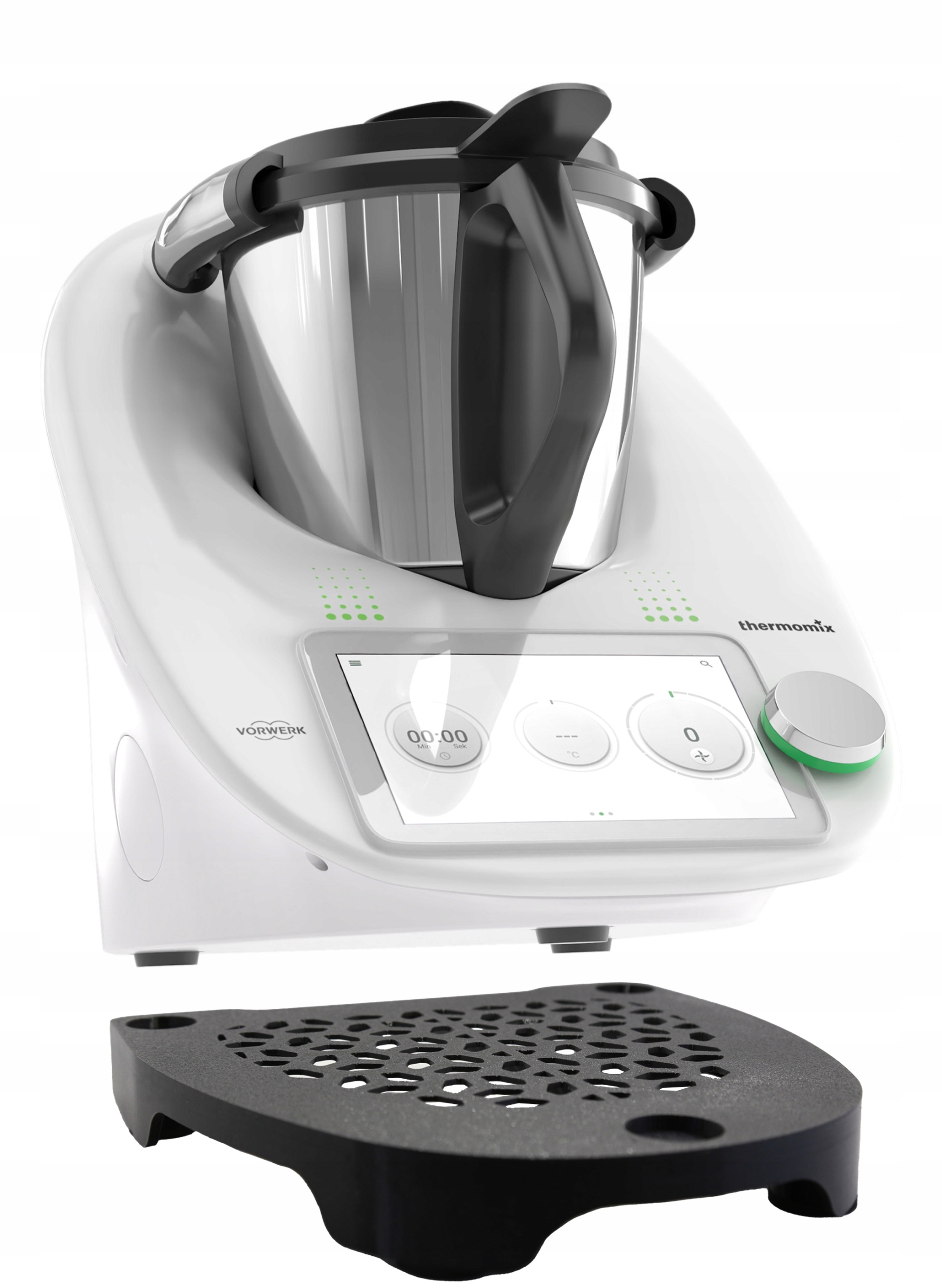 Podstavec deska podnos pod Thermomix Termomix Termomiks TM6 TM5 Černá