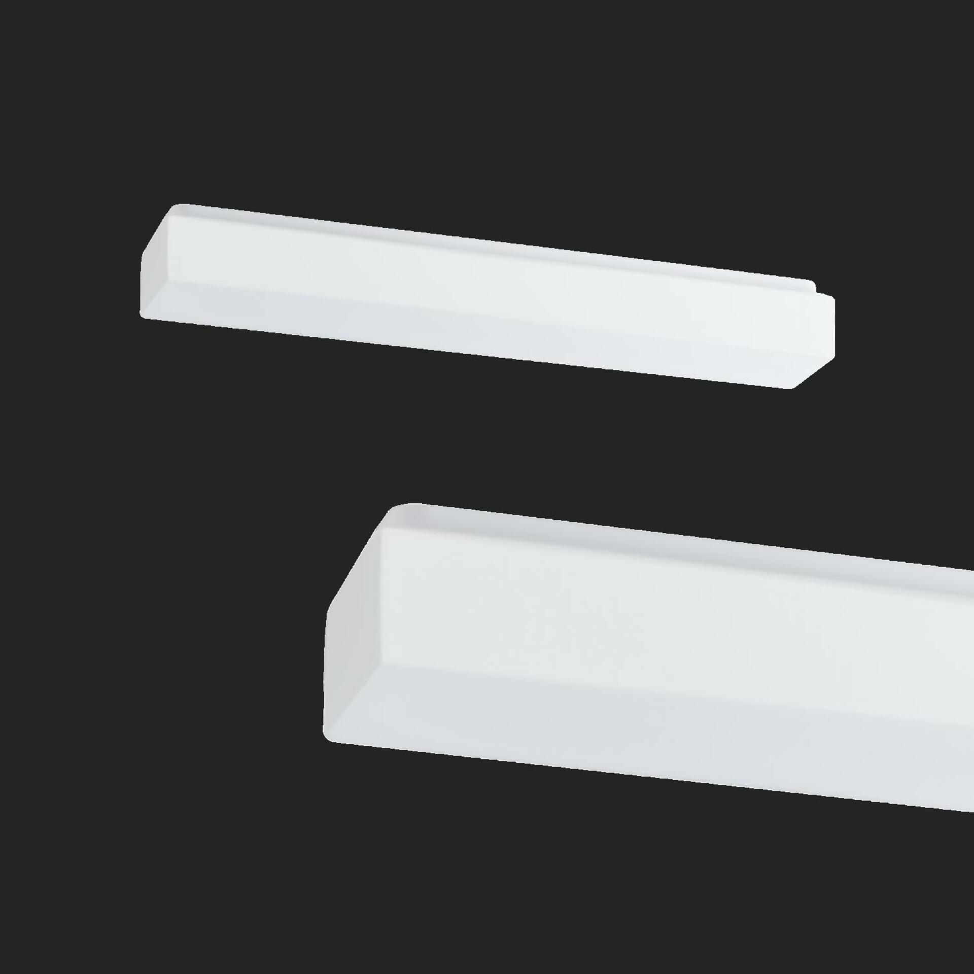 Osmont 44072 Sylvia 2 stropné/nástenné sklenené svietidlo biela IP44 3x28W E1