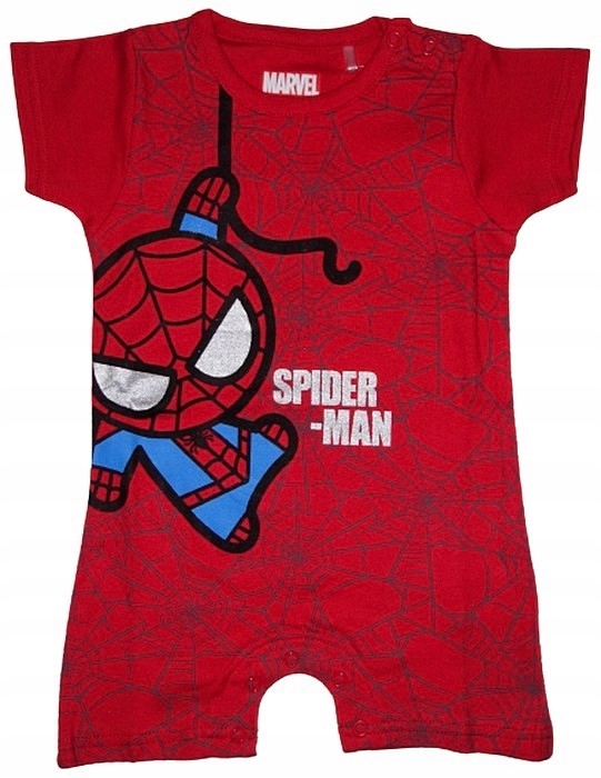 

Rampers Niemowlęcy Spider-man (Rozmiar: 80)