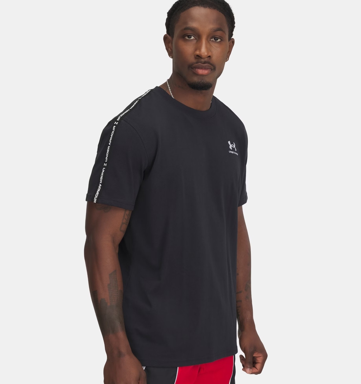 Under Armour Tričko Pánské Icon Heavyweight Taping Black XL