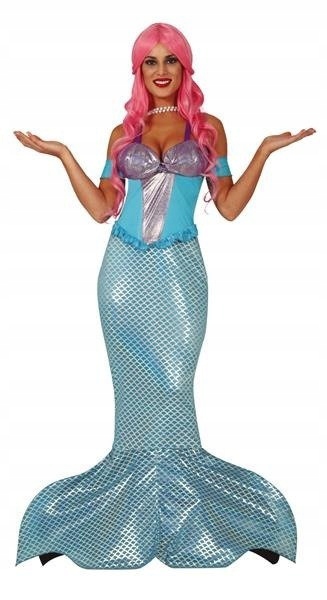 Kostým Modré Mořské Panny S Ocasem L