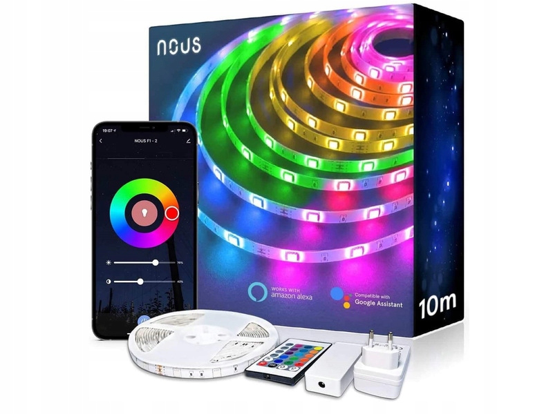 

Taśma Led Nous F2 10 m Wi-Fi