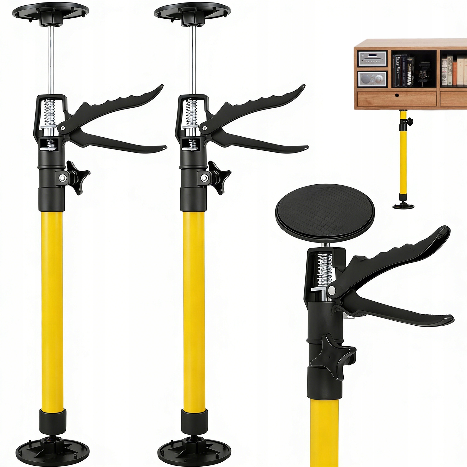 Rozpěrná rozpěrka pro montáž dveří zárubní, výsuvná, 115-290 cm 2 kusy