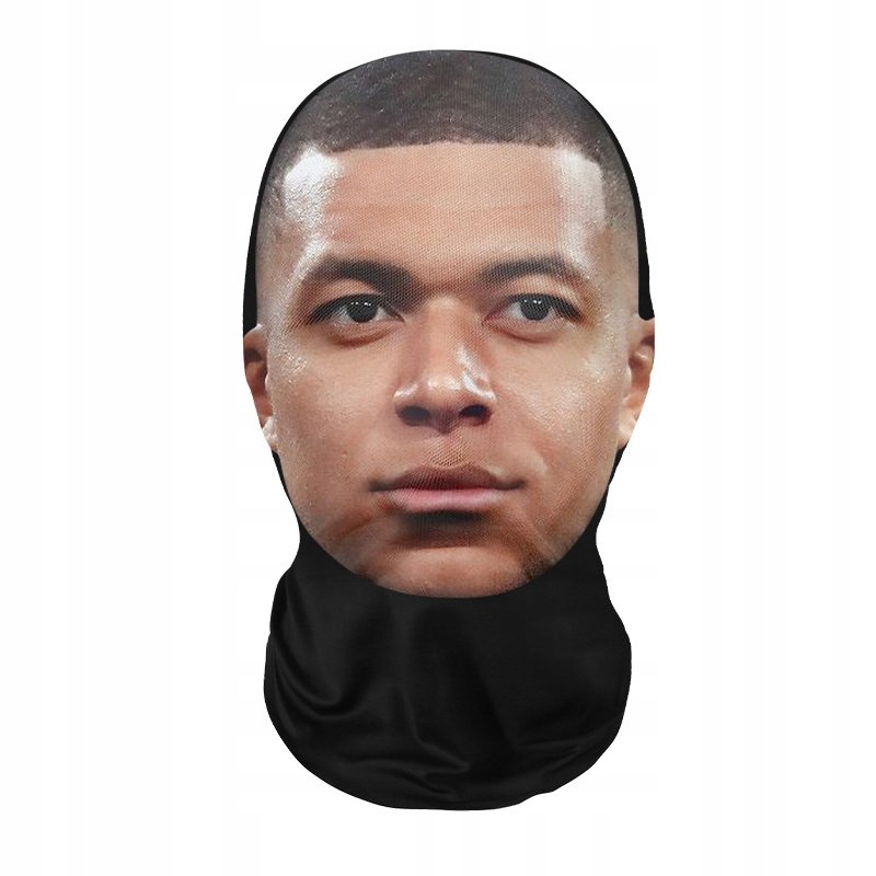 Kominiarka Maska Impreza Narty Mikrofibra Naduk 3D Cosplay Mbappe
