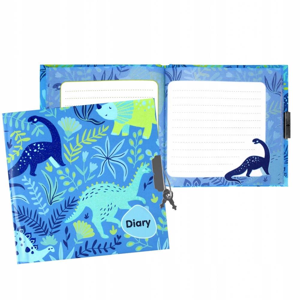 

Dinozaury Pamiętnik Notes zamykany na kłódkę 5133