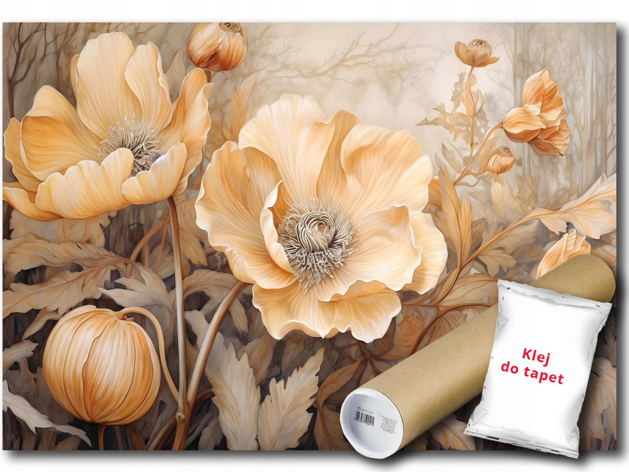 Fototapeta Flizelina Flora Grafika Kvety 300x210 lepidlo zdarma