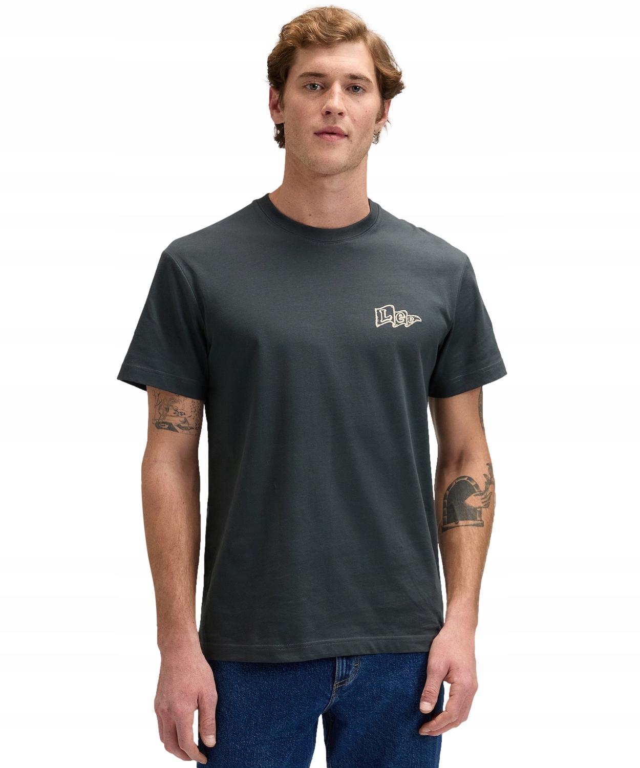 T-shirt Lee Flag Tee 112376473 Washed Black L