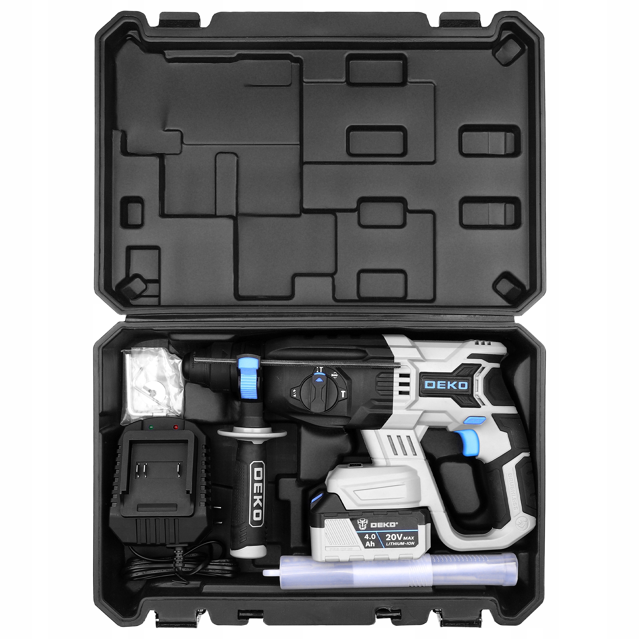 MŁOT UDAROWY MŁOTOWIERTARKA AKUMULATOROWA UDAR SDS+ WIERTŁA AKU 3J DEKO Typ uchwytu SDS Plus