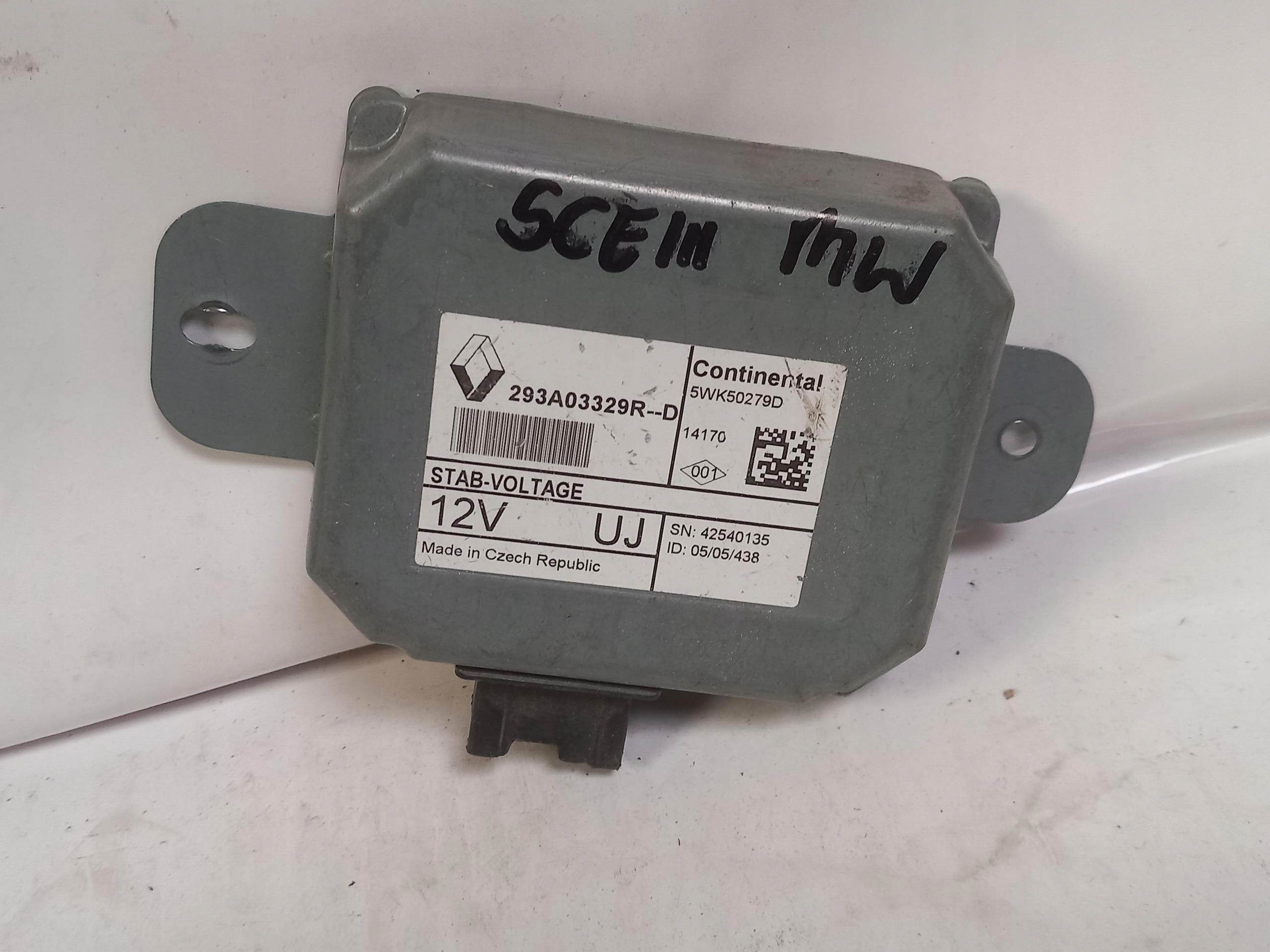 control unit voltage module RENAULT SCENIC III 293A03329R 08-16