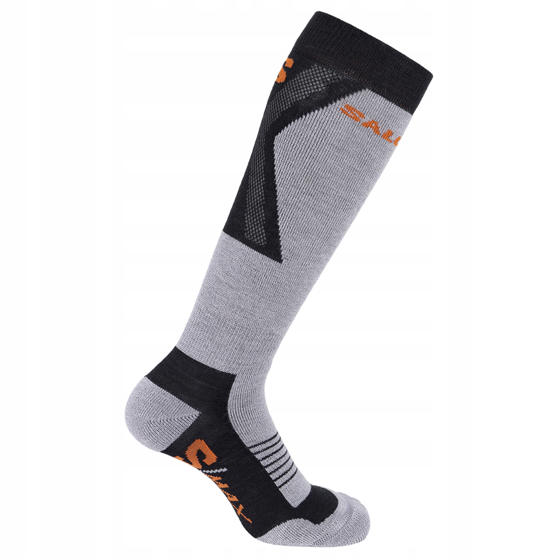 Dziecięce Skarpety Narciarskie Zimowe Salomon S/max Jr Wełna Merino 31-34