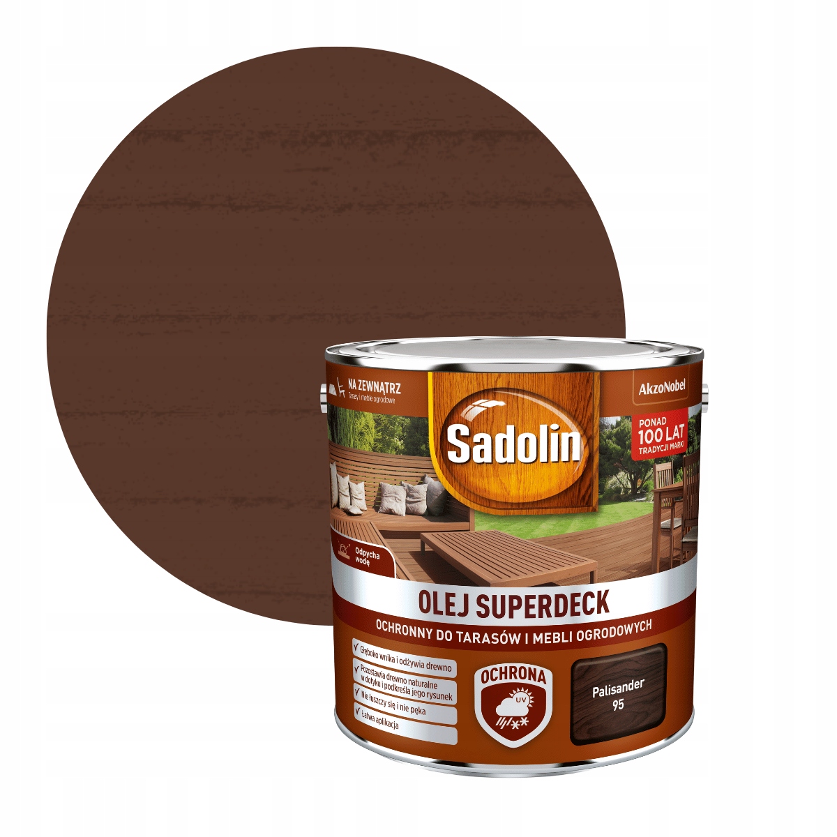 Sadolin Superdeck Olej Do Tarasów 2,5l Palisander