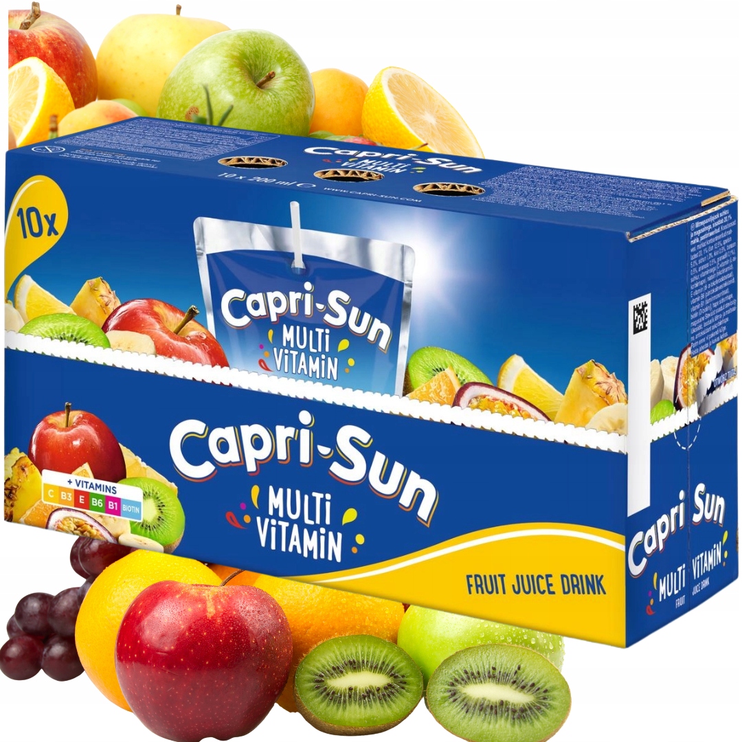 Levně Capri-Sun Multivitaminový ovocný nápoj 200 Ml 40 ks