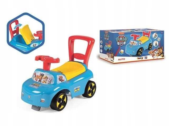 Smoby Psi Patrol samochodzik autko jeżdzik dla dzieci na roczek schowek