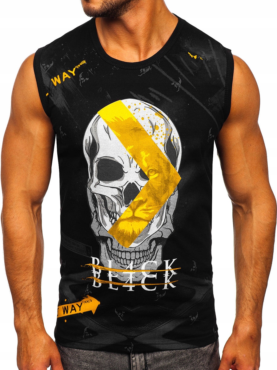 

Koszulka Tank Top Męska Czarna 14814 Rozmiar_m