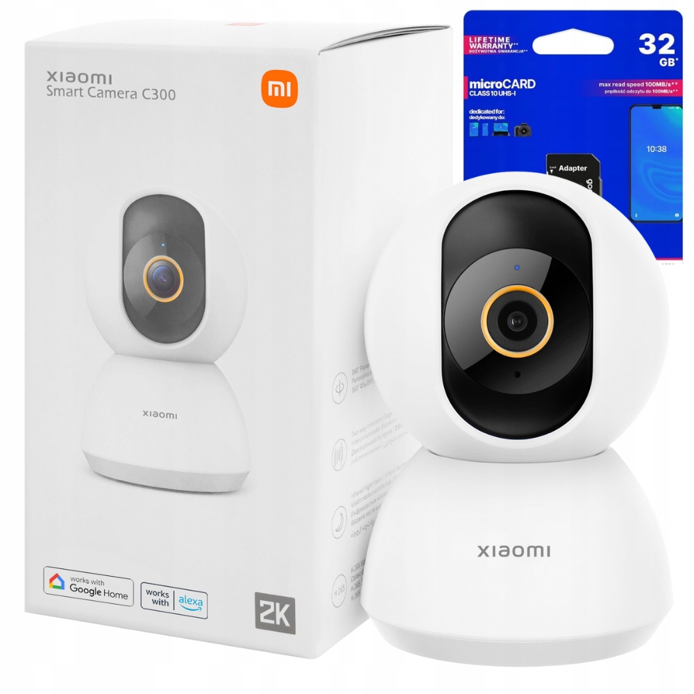 

Kamera Ip 360° Xiaomi Home Security 360° 2K 32GB