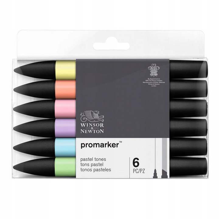 Sada 6kol Promarker W&n Pastel Tones