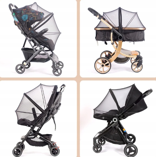 MOSKITIERA SIATKA OSŁONA DO WÓZKA 3W1 Z ZAMKIEM Kod producenta S35257