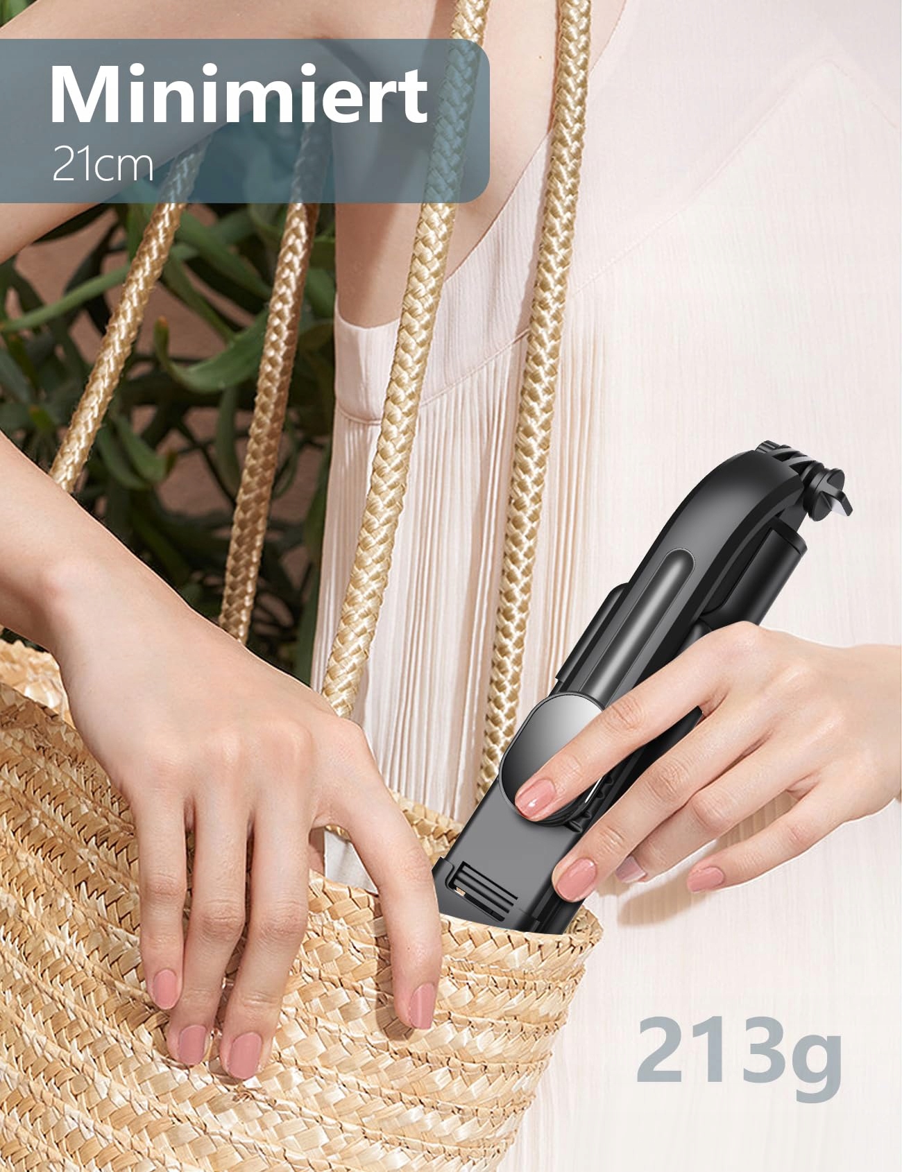 SELFIE STICK Stativ Z Lampą 114cm Do iPhone Samsung Android — miniatura 9