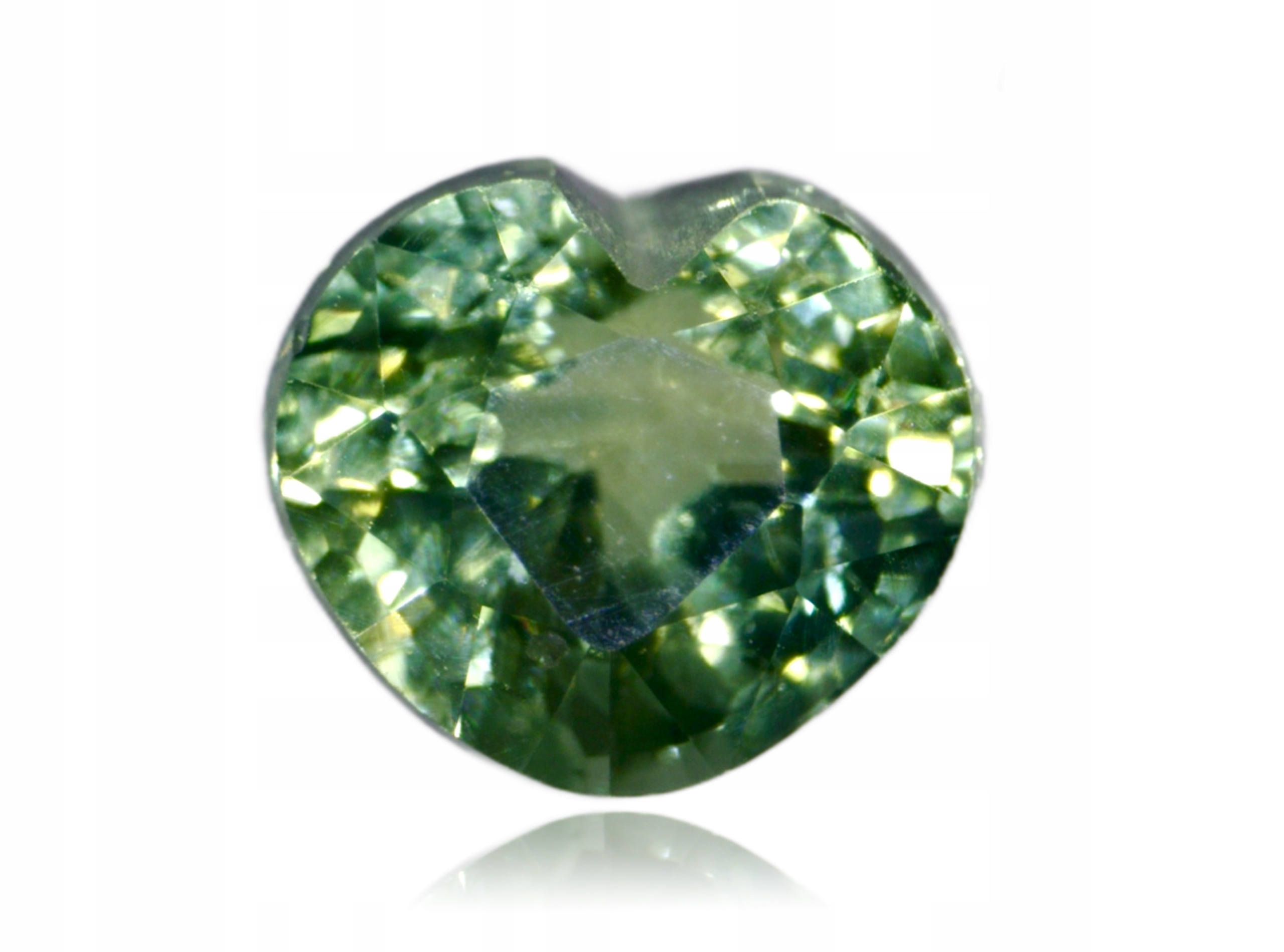 Safír 0.30ct Zelené srdce eCertifikát Wbd