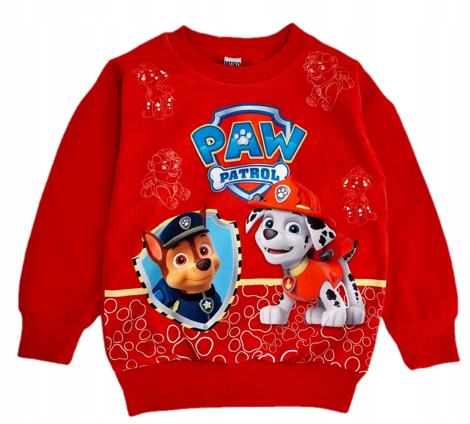 

Bluza chłopięca 104 Psi Patrol Czerwona