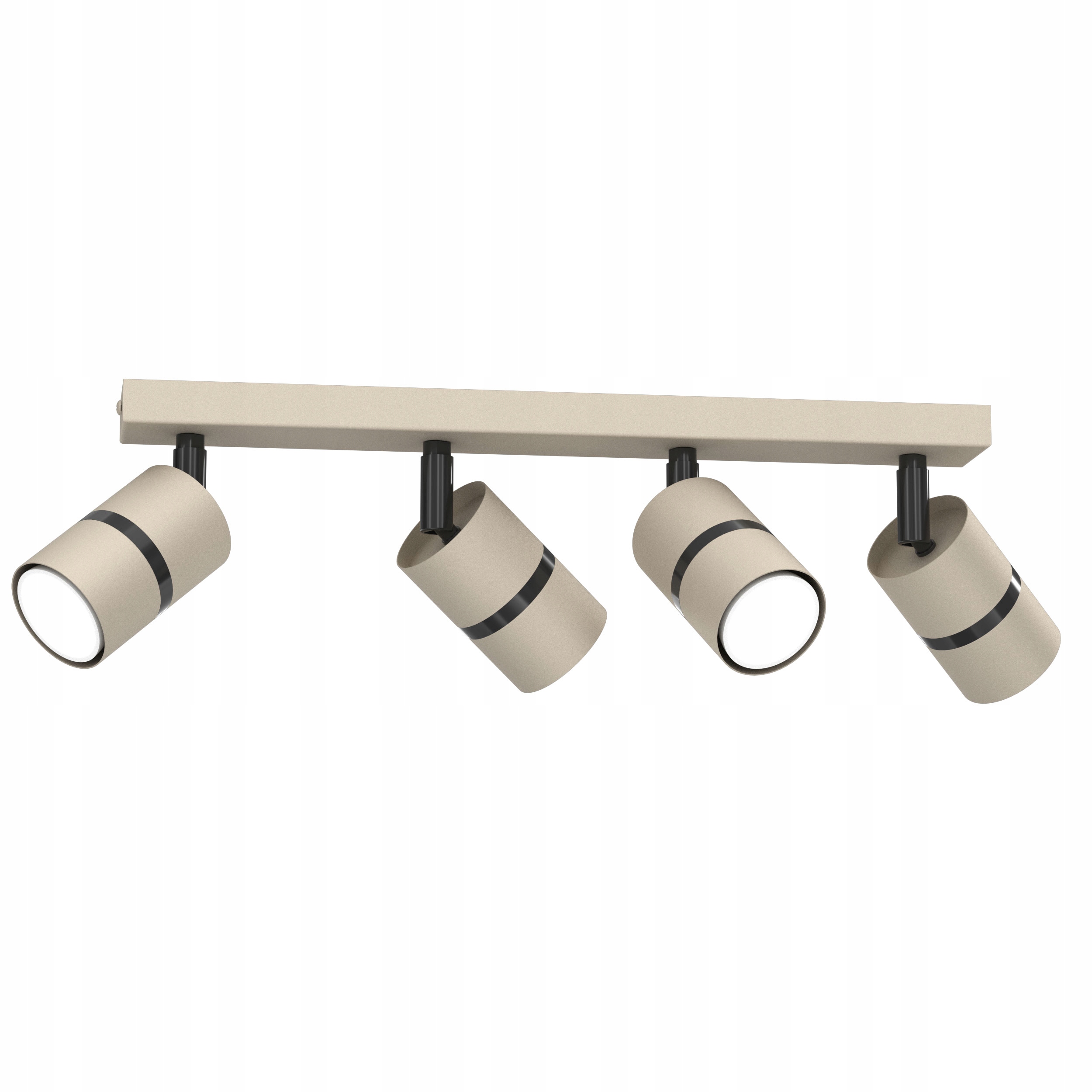 Stropní svítidlo tuba béžová lustr 4xGu10 kašmír černá /led/ Tube