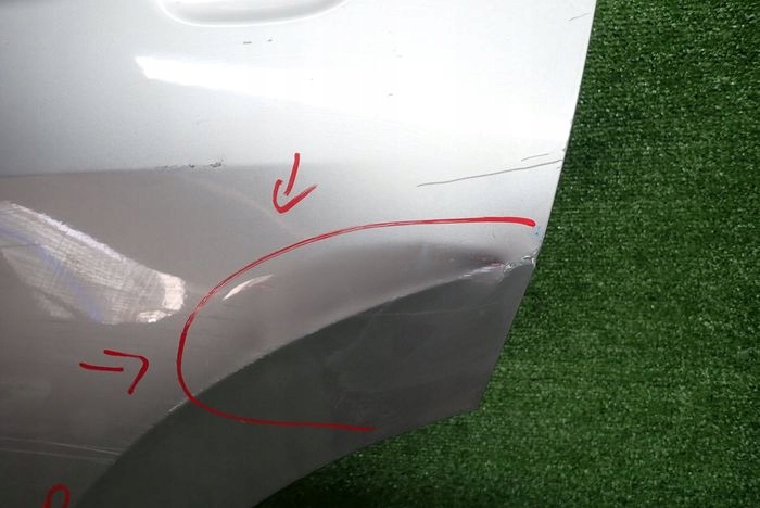 VW TIGUAN II 15- door left rear. rear part