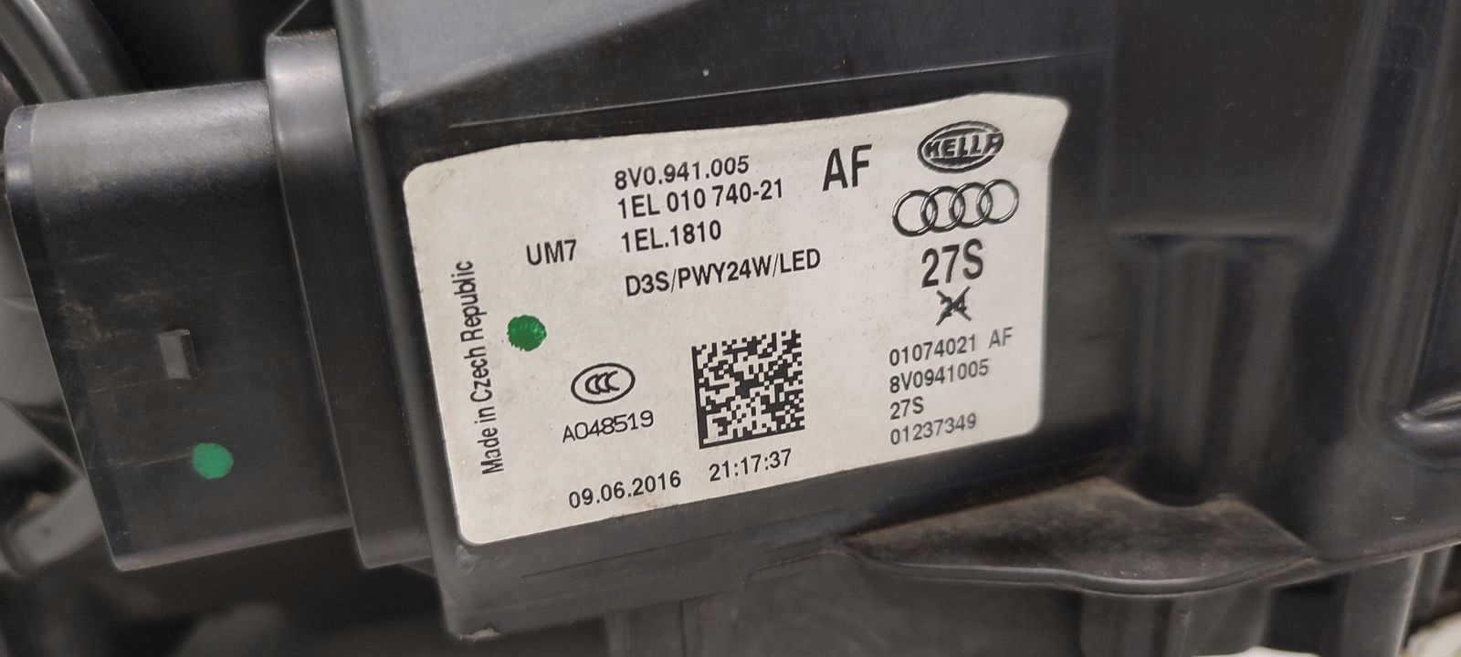 Licht vorne vorne links xenon Audi A3 8V