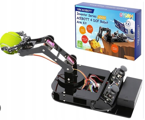Zestaw edukacyjny Ramię Ramie Robota Robotic Arm Kit Diy Stem Acebott