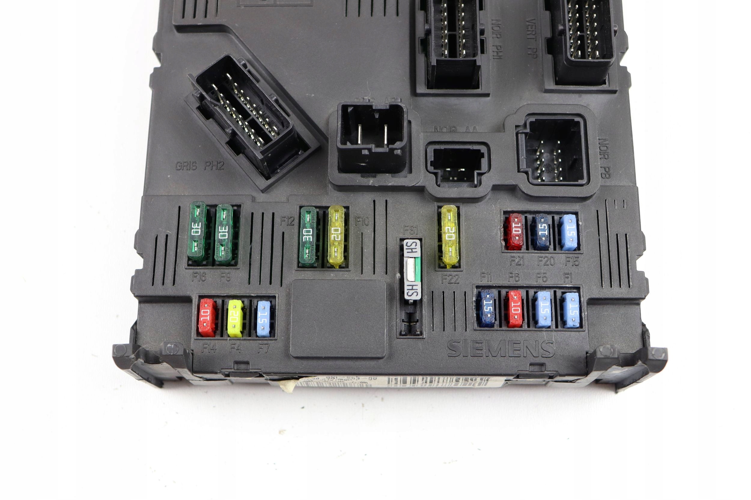CITROEN PEUGEOT module control unit compartment BSI 9655221180 S120104600I