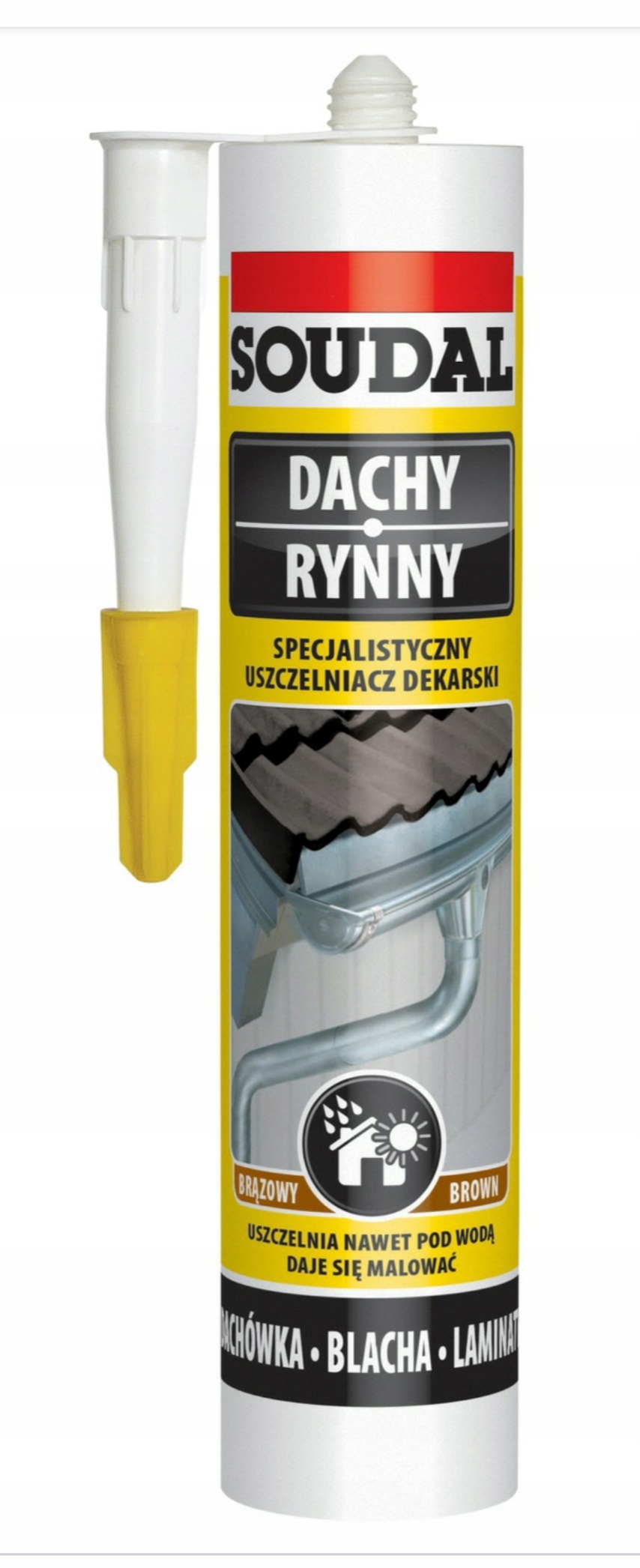 

Soudal Bitumiczny Uszczelniacz Dekarski Brązowy