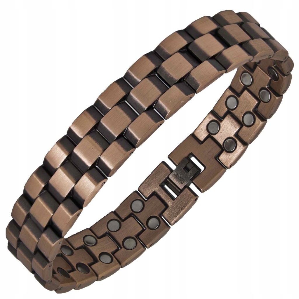 Pánský náramek měděný magnetický zdravotní široký velký Blingart