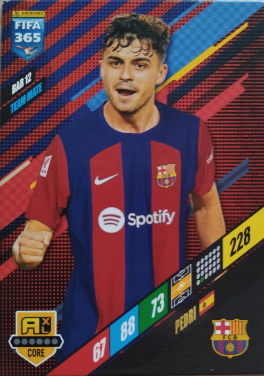 Fifa 365 2024 Team Mate Bar 12 Pedri Barcelona