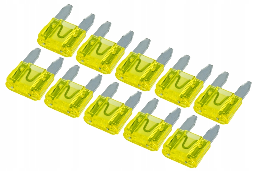 BEZPIECZNIK PŁYTKOWY MINI MINIVAL 20A 10sztuk