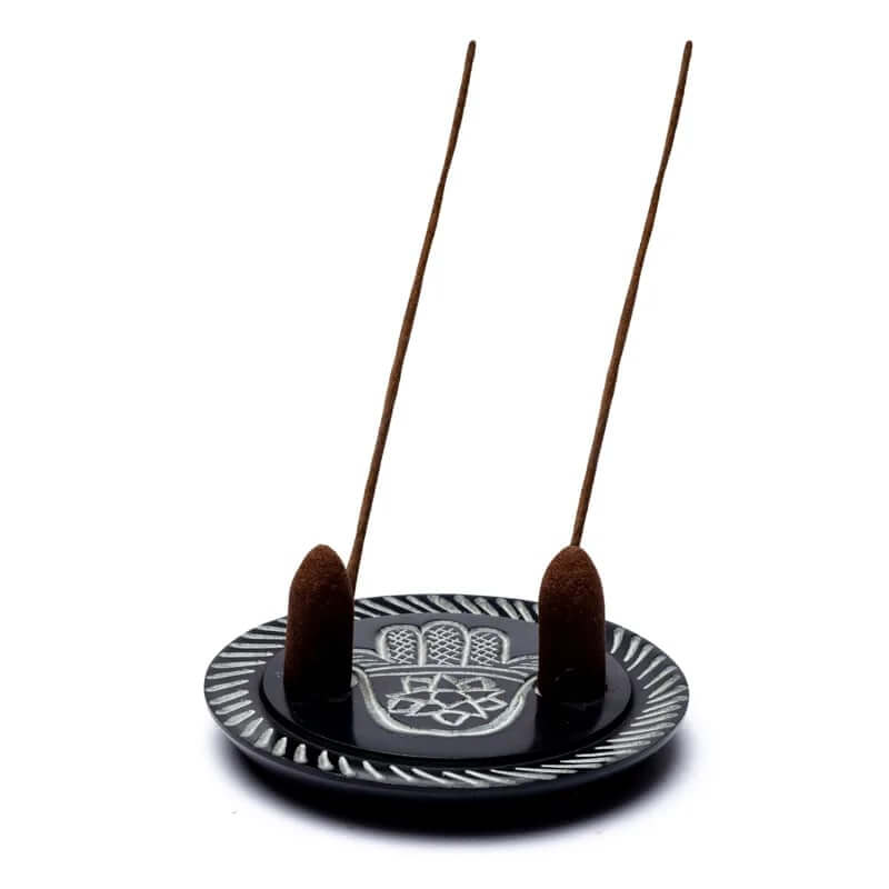 Podstawka na kadzidła ze steatytu - Ręka Fatimy Marka Phoenix import