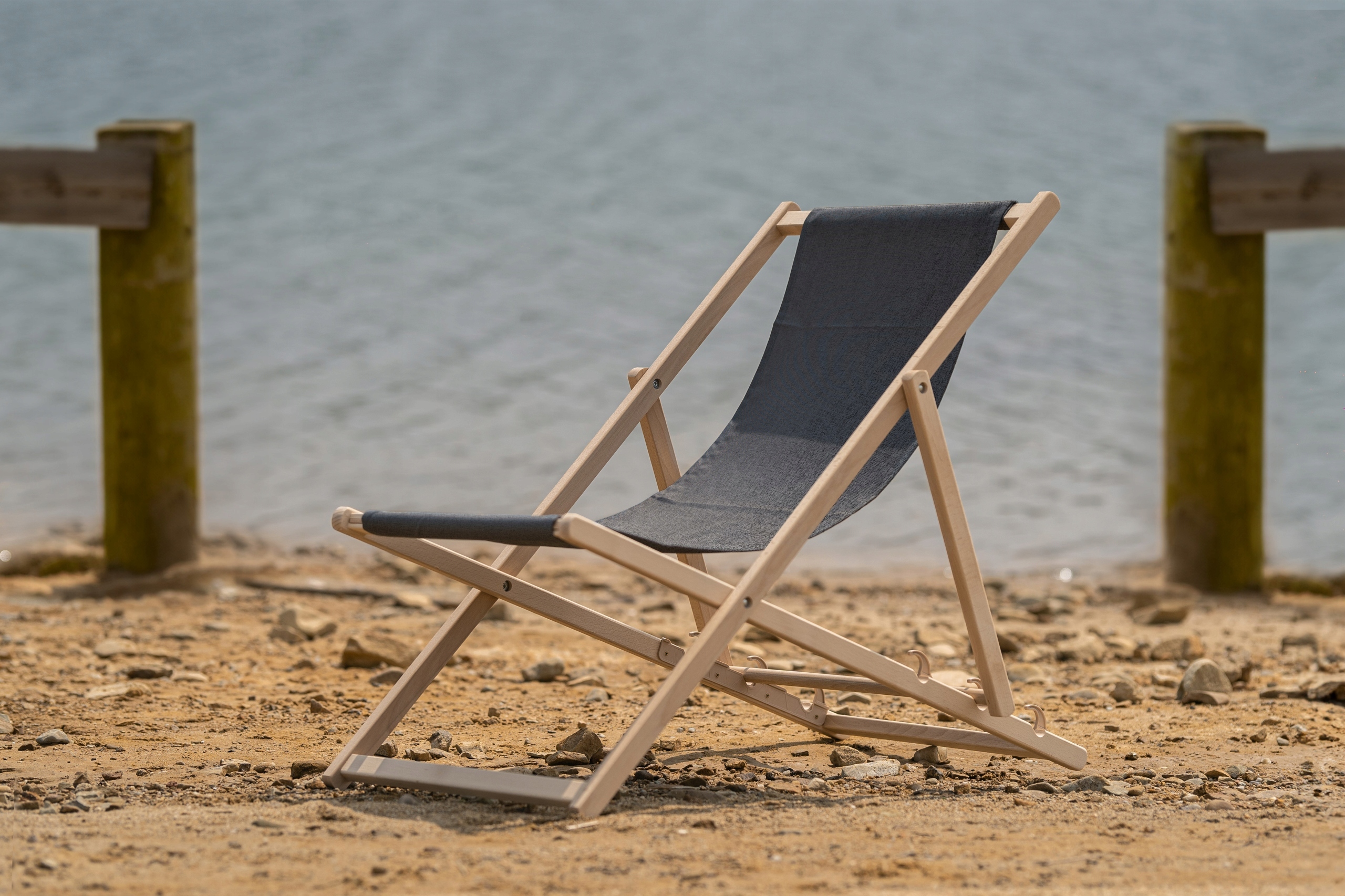 Leżak DREWNIANY LEŻAKI PLAŻOWE drewniane Materiał stelaża drewno