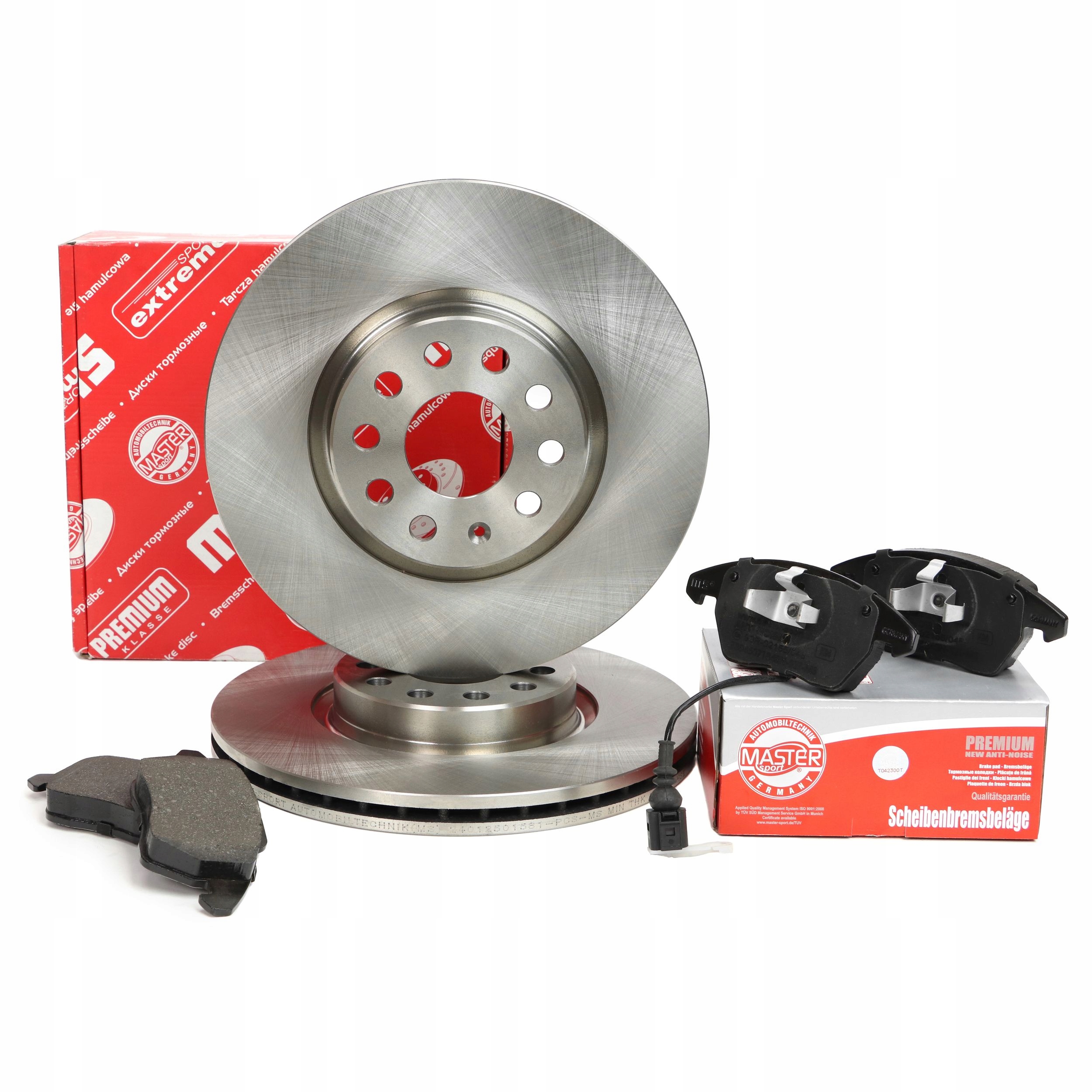 Диски колодки передние VW PASSAT B6 (3C2)