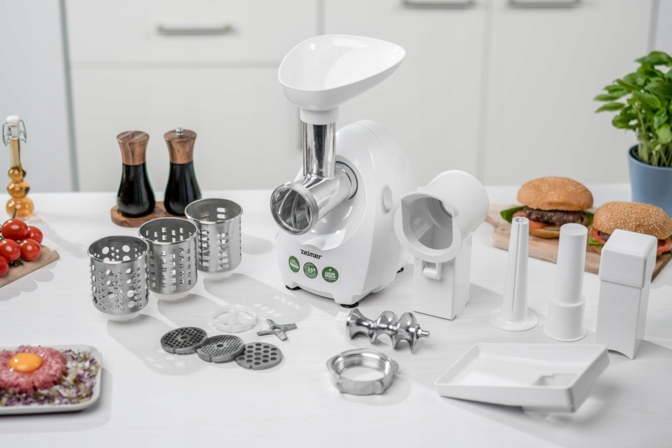 MASZYNKA DO MIELENIA MIĘSA ZELMER ZMM4048B BIAŁA 1900W Moc 1900 W
