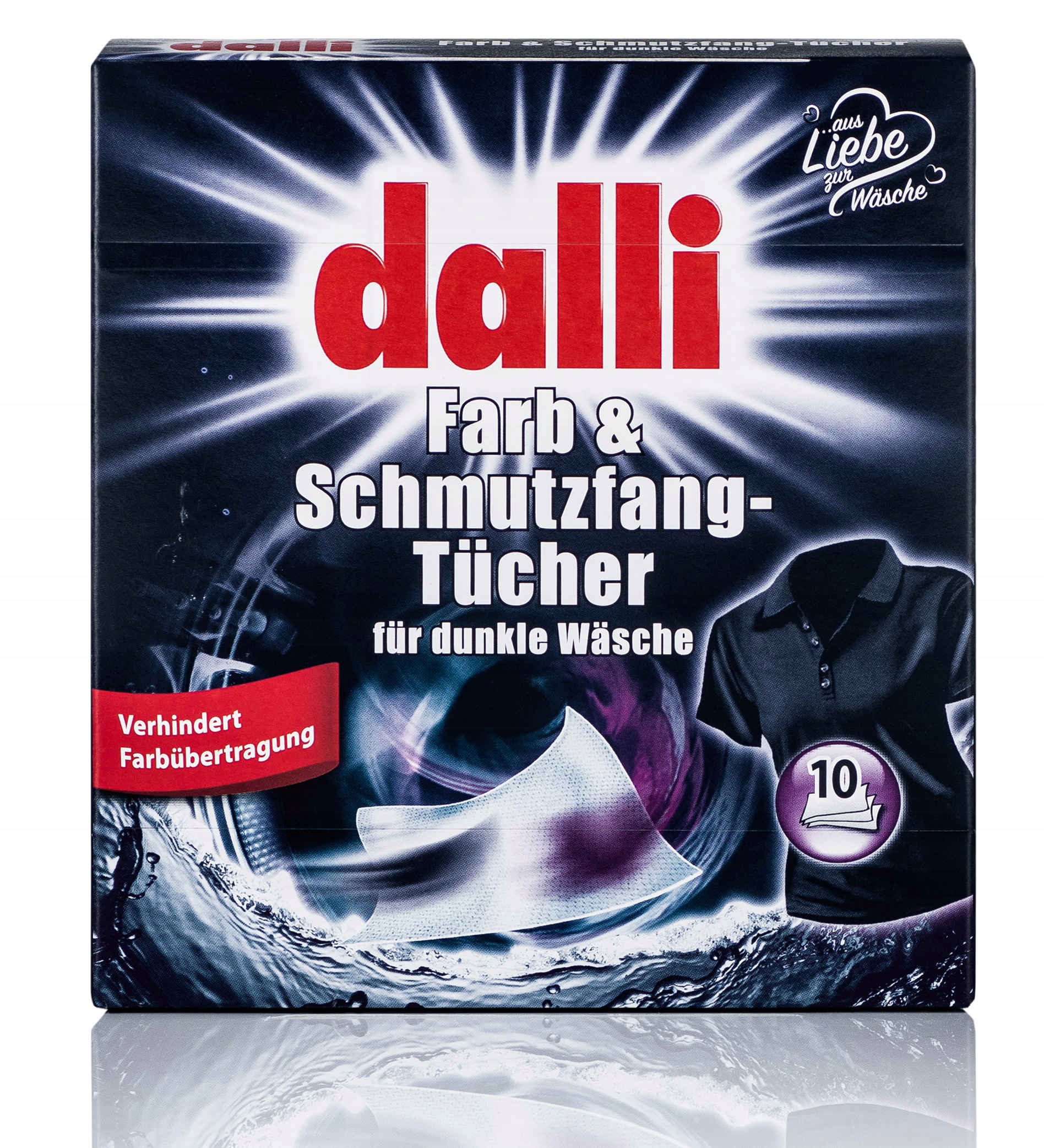 

Dalli Chusteczki do prania ciemnych tkanin 10szt