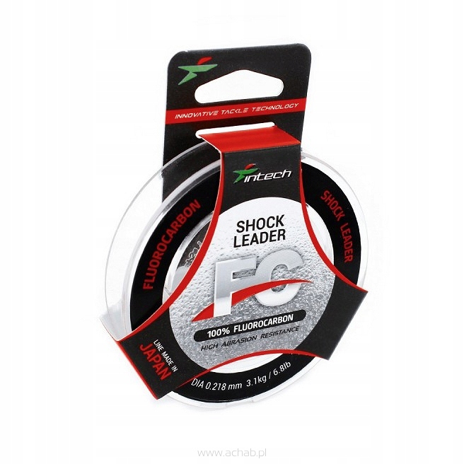 100% Fluorocarbon Intech Fc Shock Leader 0,418mm 10m 9,0kg made in Japan