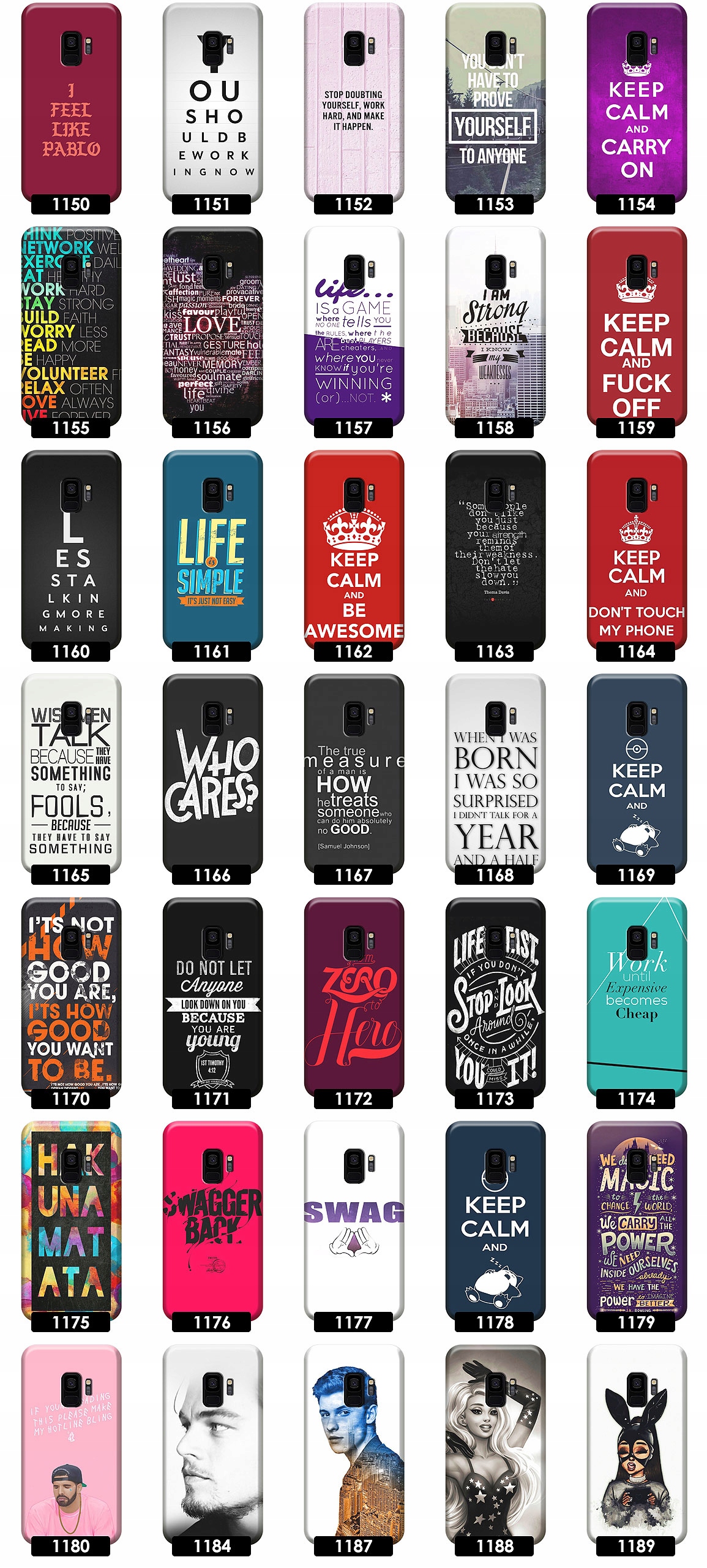 ETUI CASE SILIKONOWE OBUDOWA PLECKI NA TELEFON DO SAMSUNG GALAXY S9 WZORY Kolor wielokolorowy