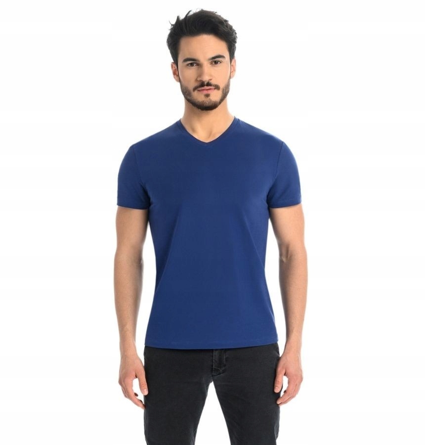 

T-shirt męski bawełniany Dany V jeans XXL Teyli