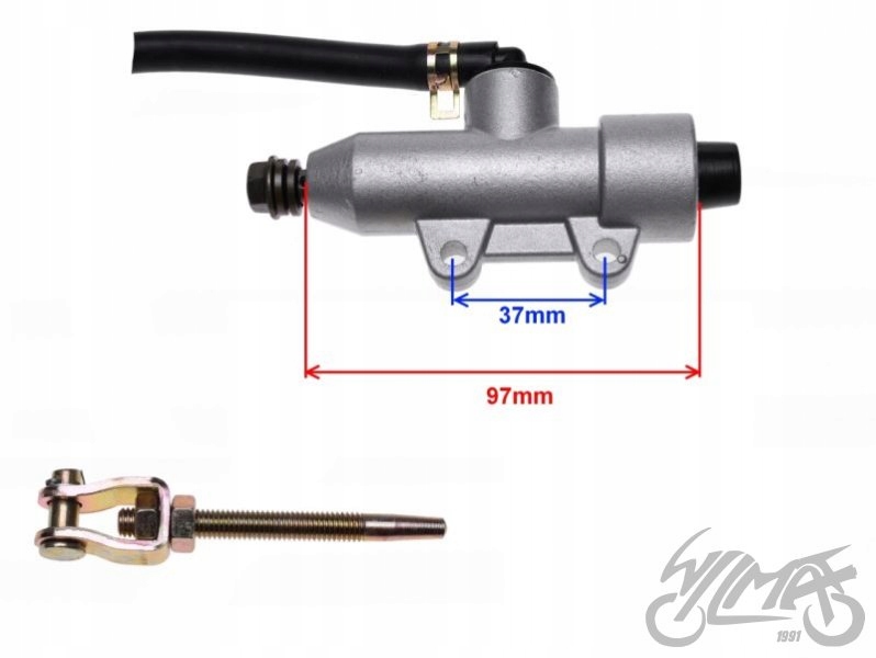 POMPA HAMULCA TYŁ ATV ZE ZBIORNICZKIEM Producent WZMOTO