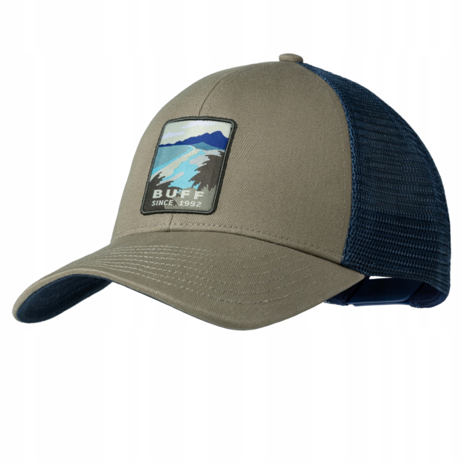 Buff Explore Trucker Cap (L/XL) Čepice Unisex s kšiltem Bavlna Zelená
